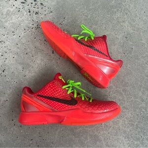 💫LIKE NEW💫 Nike KOBE 6 PROTRO 'REVERSE
GRINCH' size 6.5 youth or Men’s